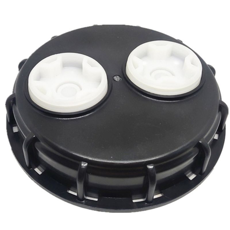 Adaptador de tapón de tapa de tanque IBC de plástico con válvula de bola a prueba de fugas y a prueba de polvo