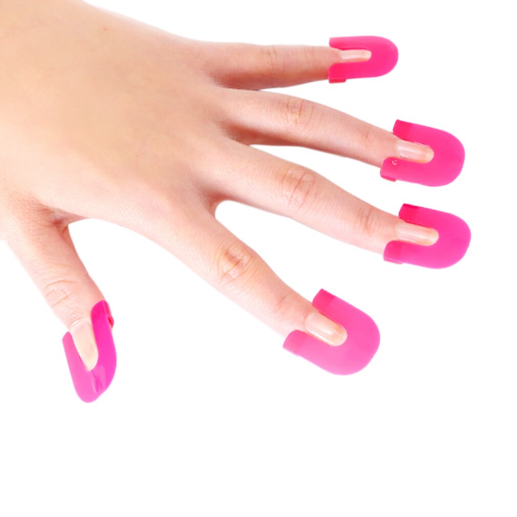26PCS Professionele Franse Manicure Nail Art Stickers Tips Vinger Cover Nagellak Protector Mold voor Gel Vernis Jas !