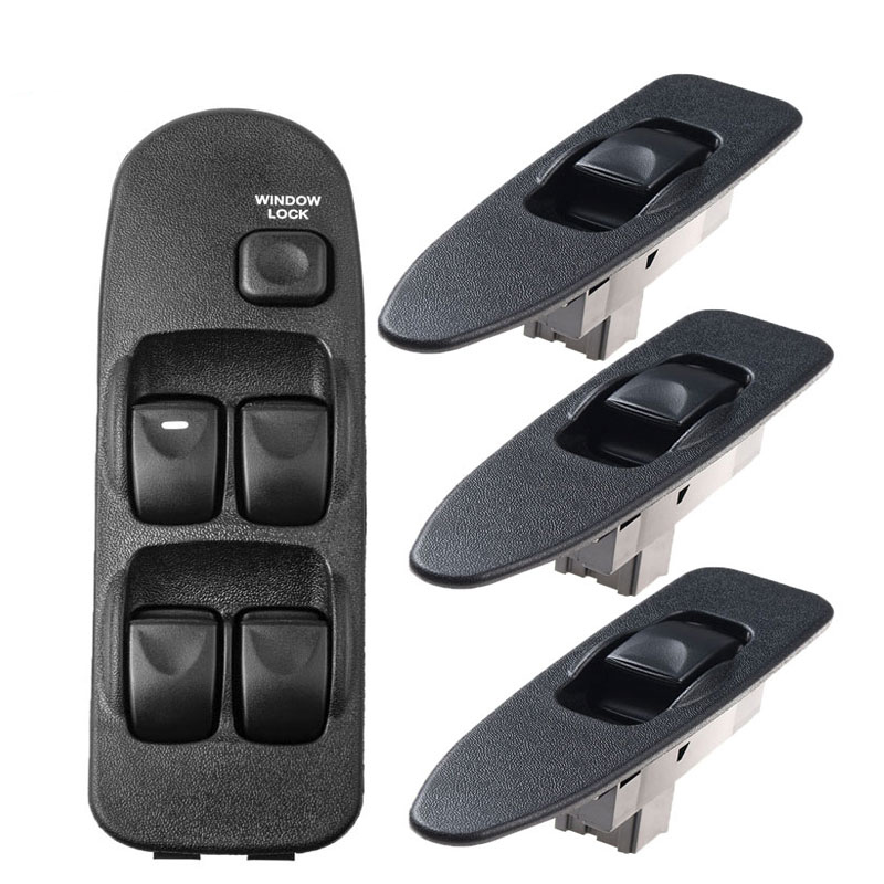 Schakelaar Ruitbediening Voor Mitsubishi Carisma 1995-2006 Voor Mitsubishi Space Star MR740599 MR792851 Switch Knop Auto: Rood