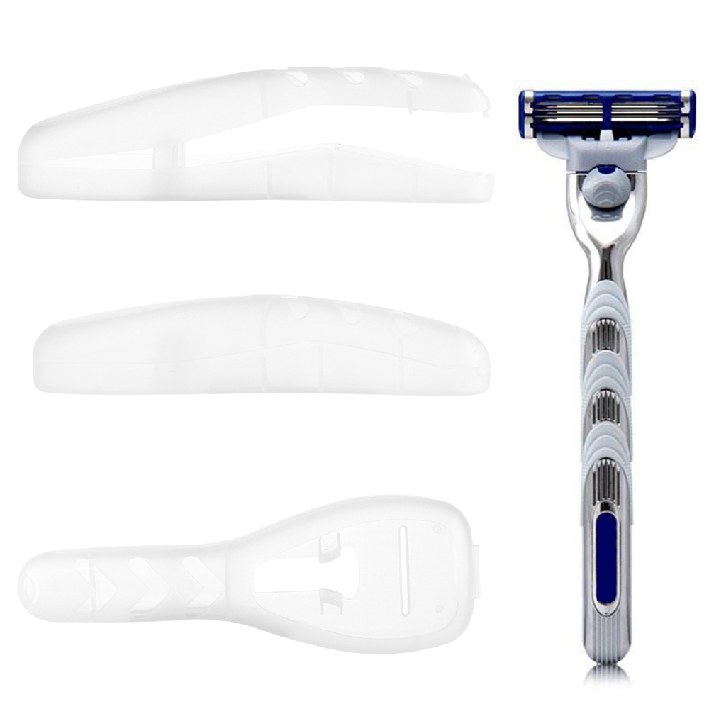 Porta cuchillas de afeitar portátil para hombre, caja de soporte para máquina de afeitar de , 1 unidad