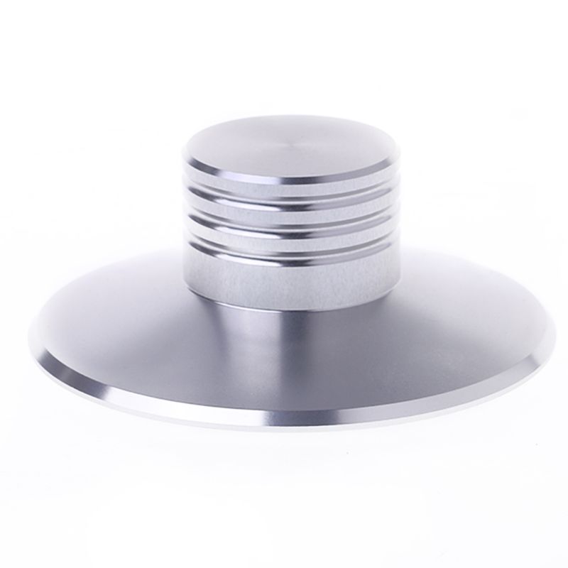Lp vinyl platenspeler gebalanceerde metalen schijf stabilisator gewicht klem draaitafel hifi: Zilver
