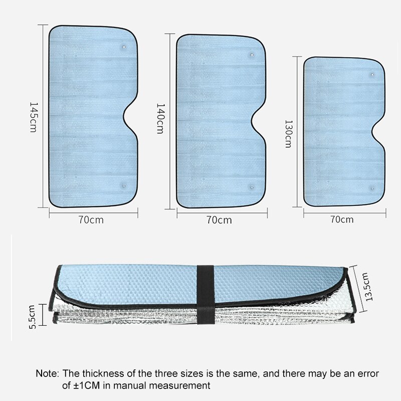 Car Sun shades Front Windshield Sunshade Cover UV Protection Curtain Sun Shade UV Protection Film Windshield Visor Car Sun Shade