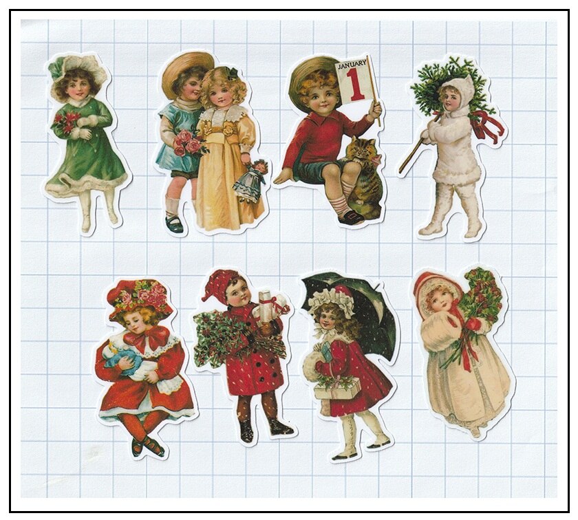 15 PCS/18 pcs Cute kid Stickers Ambachten En Scrapbooking stickers boek Student label Decoratieve sticker kinderen speelgoed