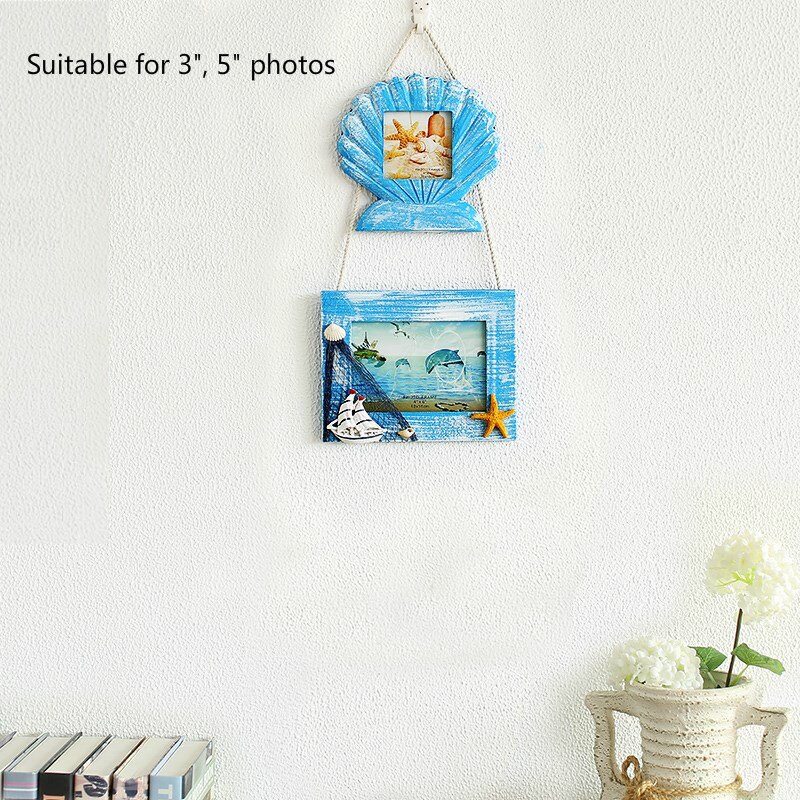 Variété de cadres Photo en bois, décoration murale, cadre Photo à trois chaînes, cadre artisanal, décoration murale pour chambre d'enfant: 4