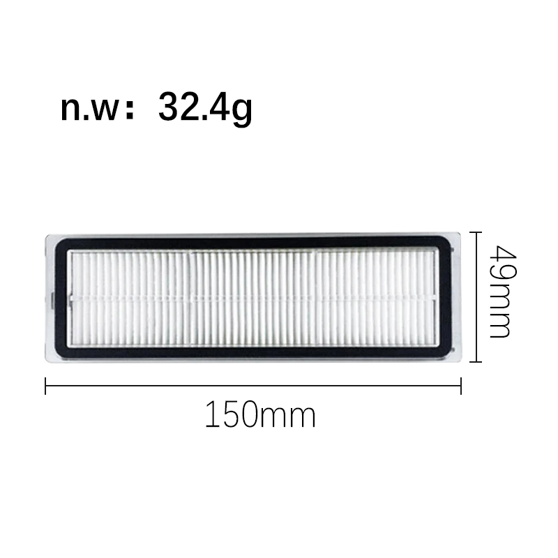 Para Xiaomi Mijia 1C 1T STYTJ01ZHM Mi Robot aspirador fregona Dreame F9 filtro Hepa Cepillo Lateral principal paño de mopa accesorios de limpieza