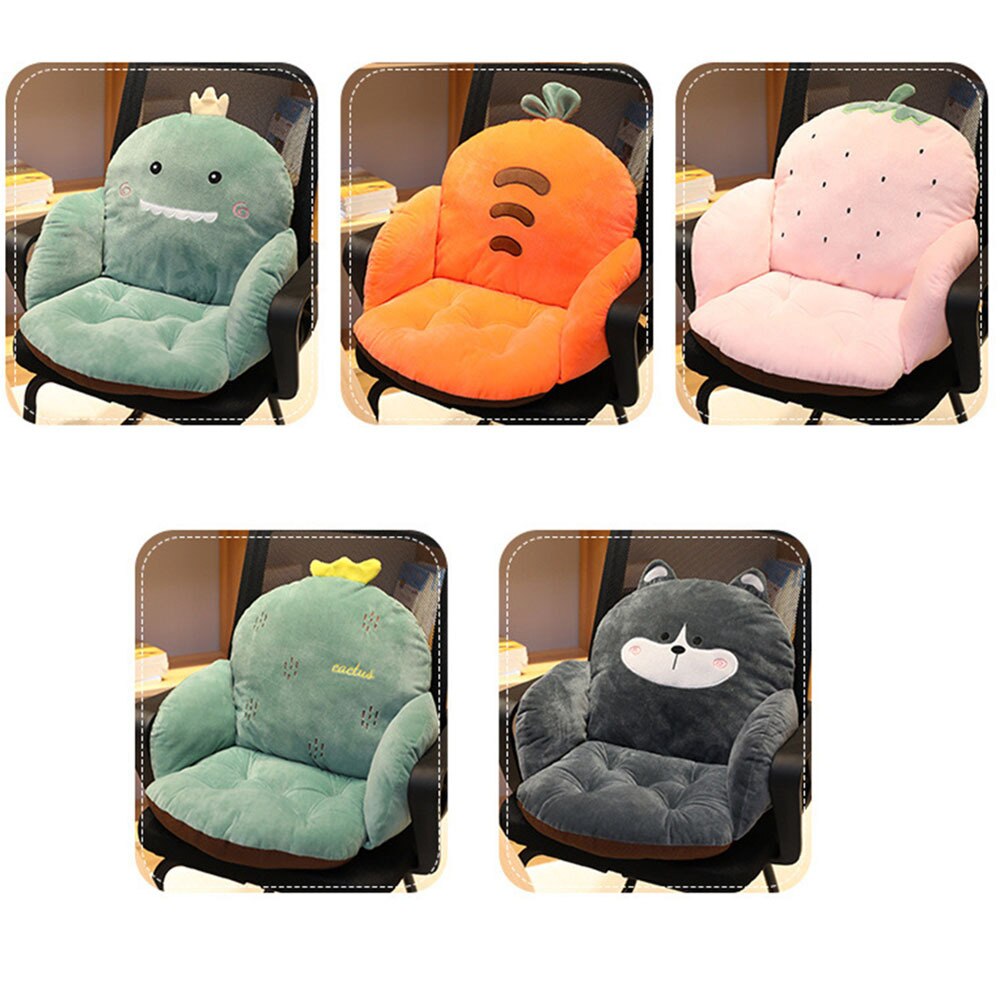 Lovely Cartoon Chair Cushion for Home Office Thicken Seat Pad Sofa Home Decorative Pillow Car Seat
