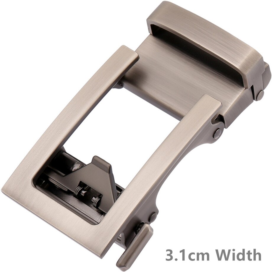 3,1-3,2 cm Rachet Gürtel Schnallen Zink-legierung Klicken Gürtel Schnalle Kopf Geeignet 3-3,1 cm breite Lochlosen Automatische Gürtel B987