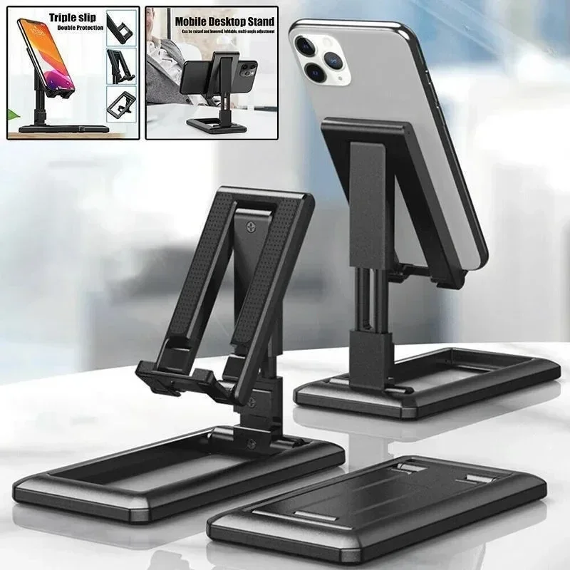 Faltbarer Schreibtisch-Telefonhalter, Halterung, Ständer, verstellbarer Telefonhalter, Schreibtisch-Halfter