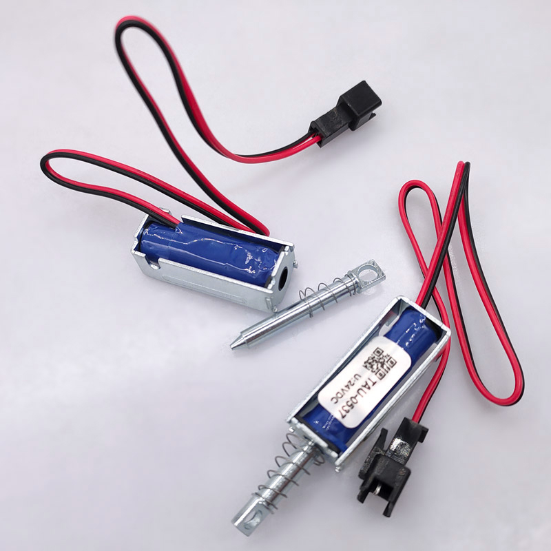 Tau-0537 Elektromagnetisches Schloss Magnetschloss DC 6V/12V/24V Elektroschloss 1,5A/2A/1A Schloss Linearmagnet