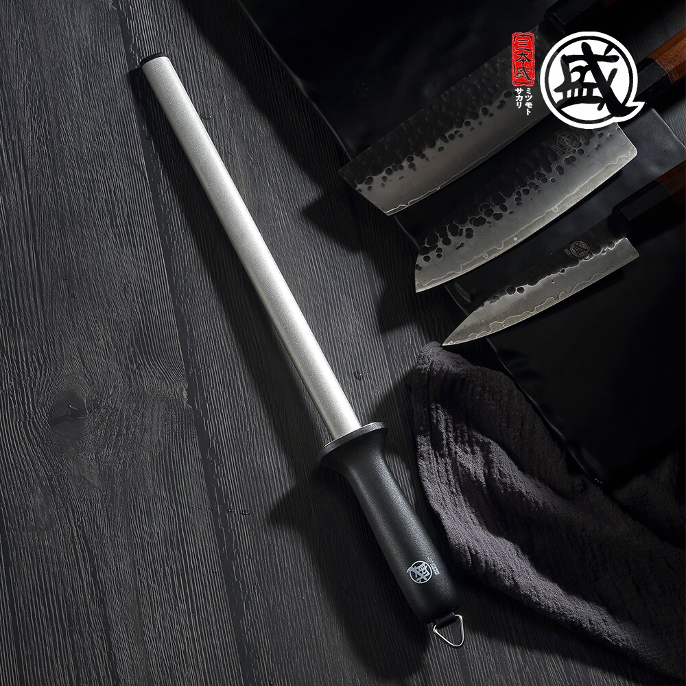Mitsumoto sakari japansk 10- tum  or 12- tum skärpning diamant diamant nanokristaller stångknivslipare med låda