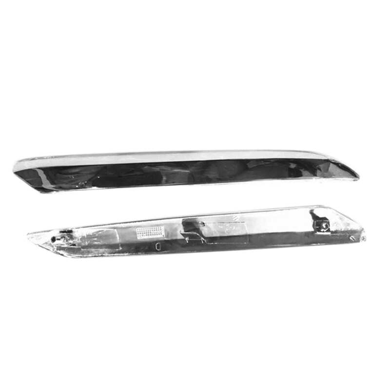 Parachoques delantero del coche cubierta de decoración de tira de adorno plateado cromado para Peugeot Citroen C5