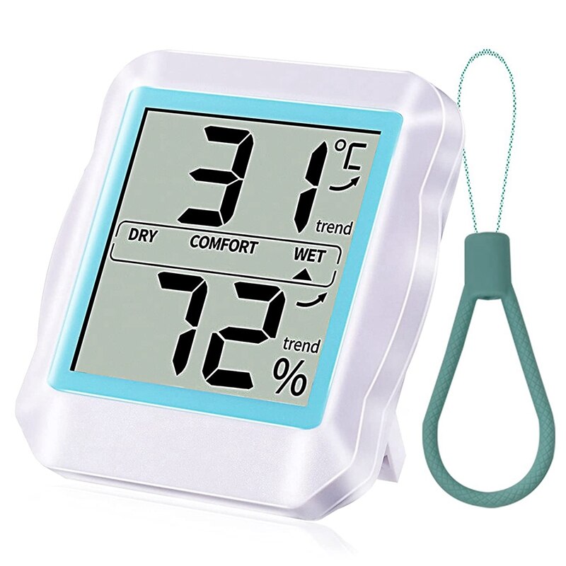 Thermomètre Hygromètre Analogique Mural - Mesure Température Et Humidité - Pour Maison, Bureau, Serre, Intérieur