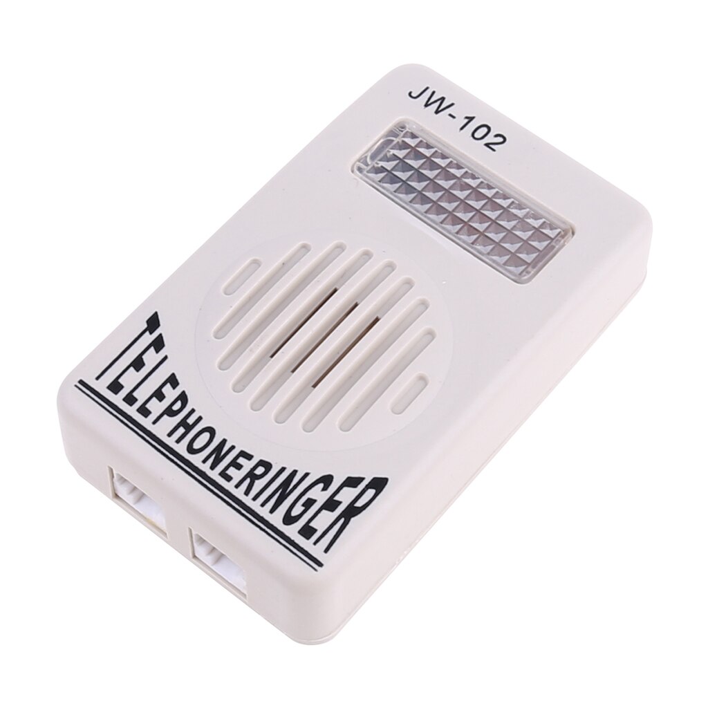 Telephone Ringer Phone Amplifier Used in Noisy Environments Ring Speaker Strobe Light Flasher Bell Durable Easy to Use