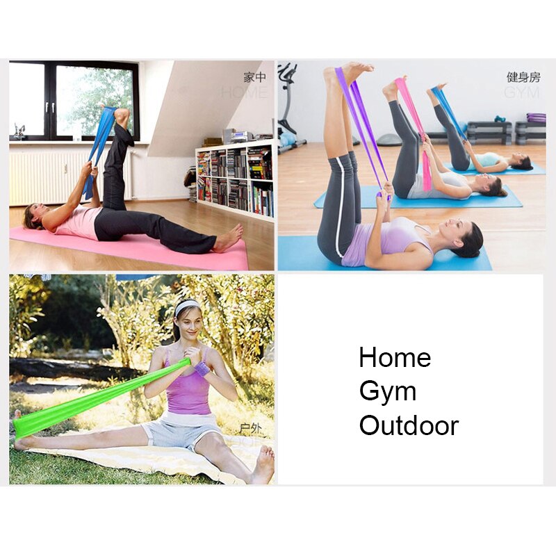 Elastic Resistance Bands Workout Equipments Expander Stretch Exercise Rubber Band Training Fitness Equipment Pull Rope Strength