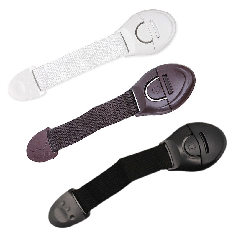 3Pcs Child Lock Protection Kids Locking Doors Safety Cabinet Lock Baby Security Protector Plastic Protection Safety Lock