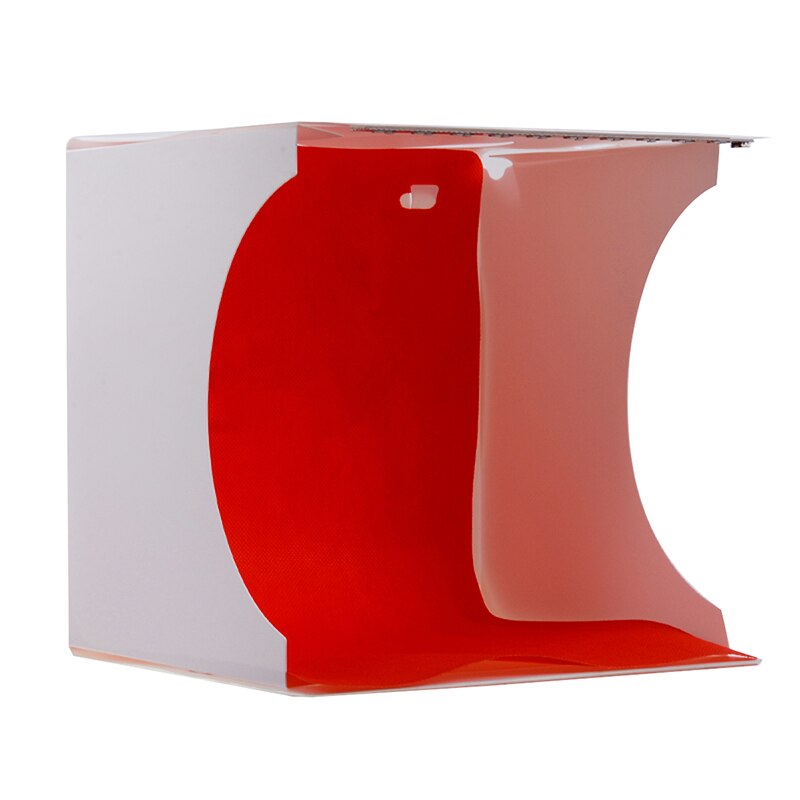1einstellen Mini Tragbare Falten Leuchtkasten Fotografie Studio Hintergrund LED Softbox Für Schmuck Spielzeug Uhren Schießen