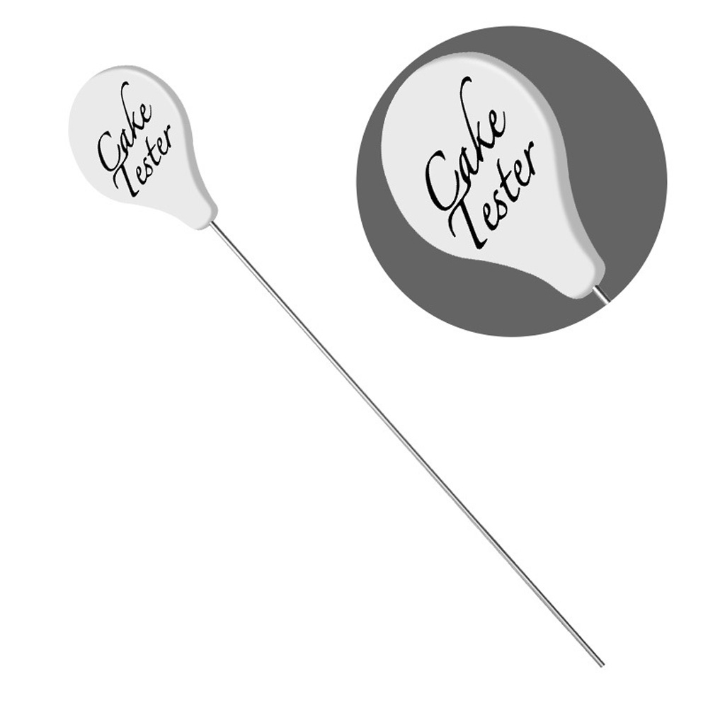 Brood Duurzaam Testen Fondant Gebak Accessoires Spies Cupcake Sonde Cake Tester Biscuit Naald Bakken Tool: Donker Kaki