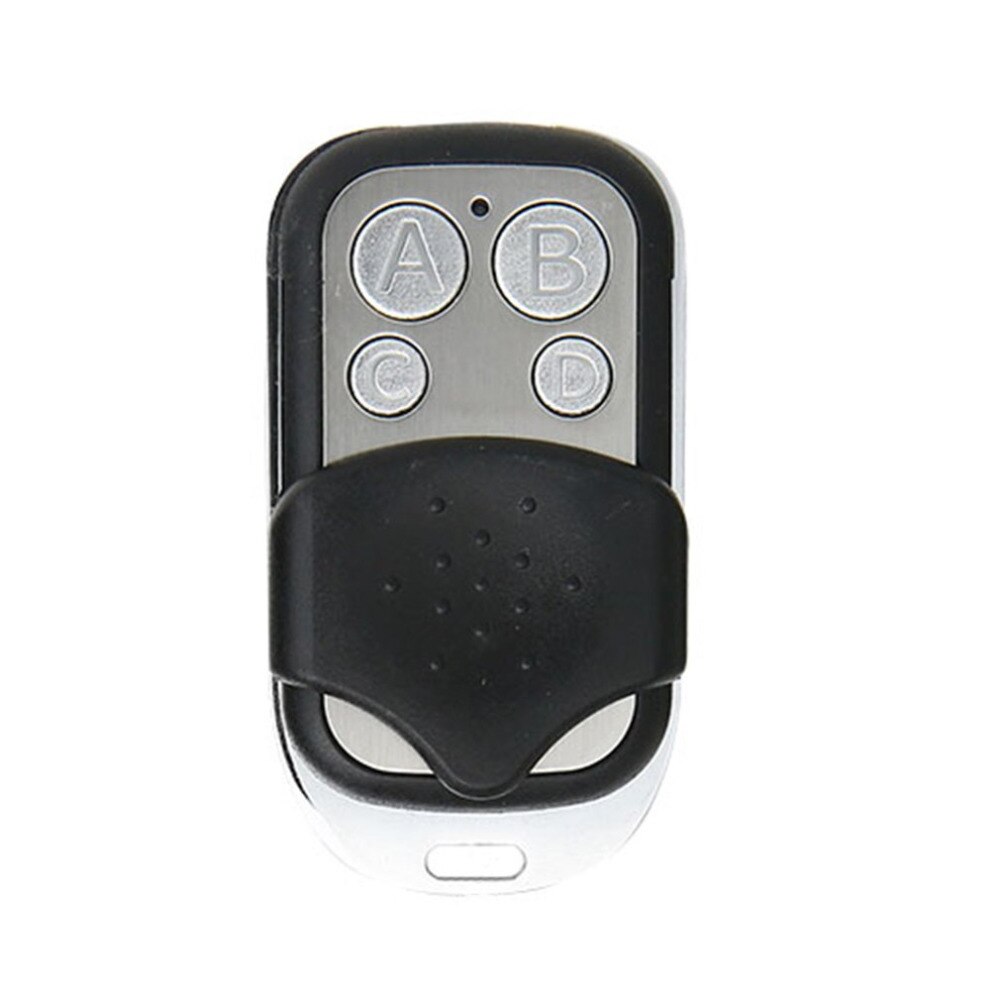 Wireless RF Remote Control Door Key Controller 4 Channel ABCD 433 MHz Electric Gate Garage Learning/Fixed Code