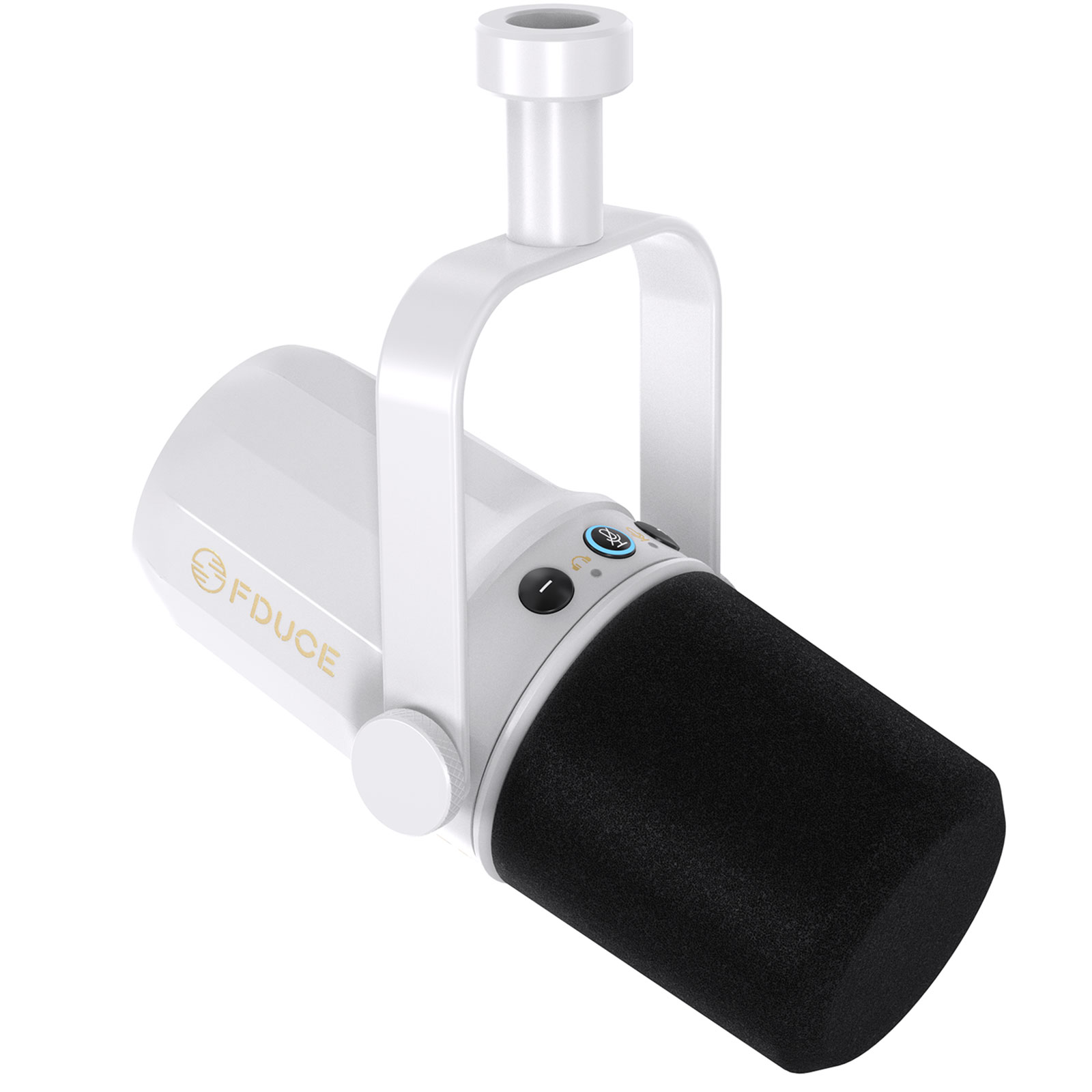FDUCE SL40X/SL40 USB/XLR dynamisches Mikrofon mit integriertem Headset-Ausgang und Schalldämmung, für Podcasts, Spiele, Live-Übertragung: green