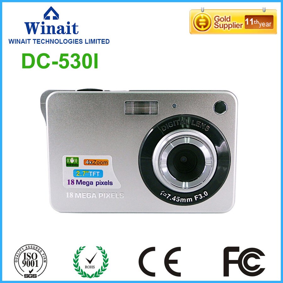 plus récent 2.7 pouces écran moins cher appareil Photo avec 8X Zoom numérique Anti-secousse Mini appareil Photo numérique fabriqué en chine