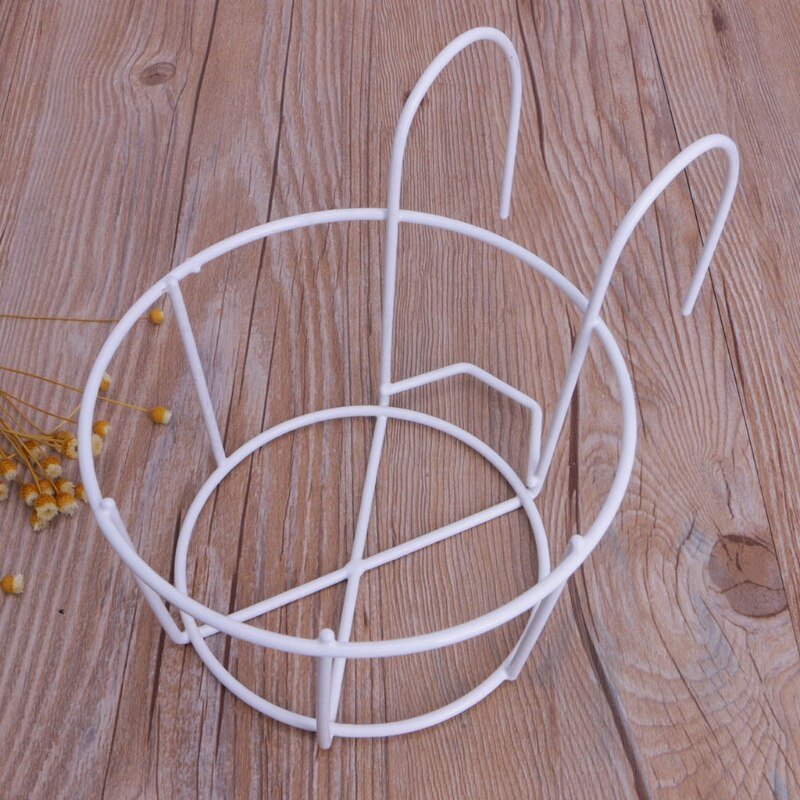 Porte-plantes à suspendre sur balcon, support rond pour pots de fleurs, clôture pour fenêtre extérieure, en fer, bonsaï, décoration,