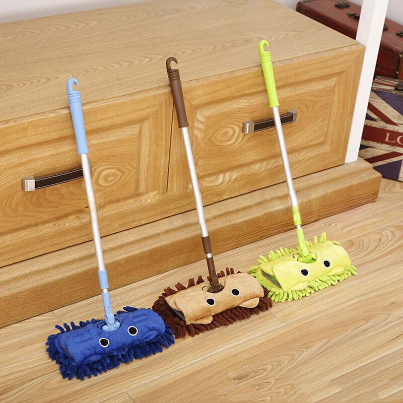 1 pcs Pretend Play Mops Floor Cleaning Pretend Play Schoonmaken Kids Keuken Bezem Miniatuur Gebruiksvoorwerpen Speelgoed voor Kinderen