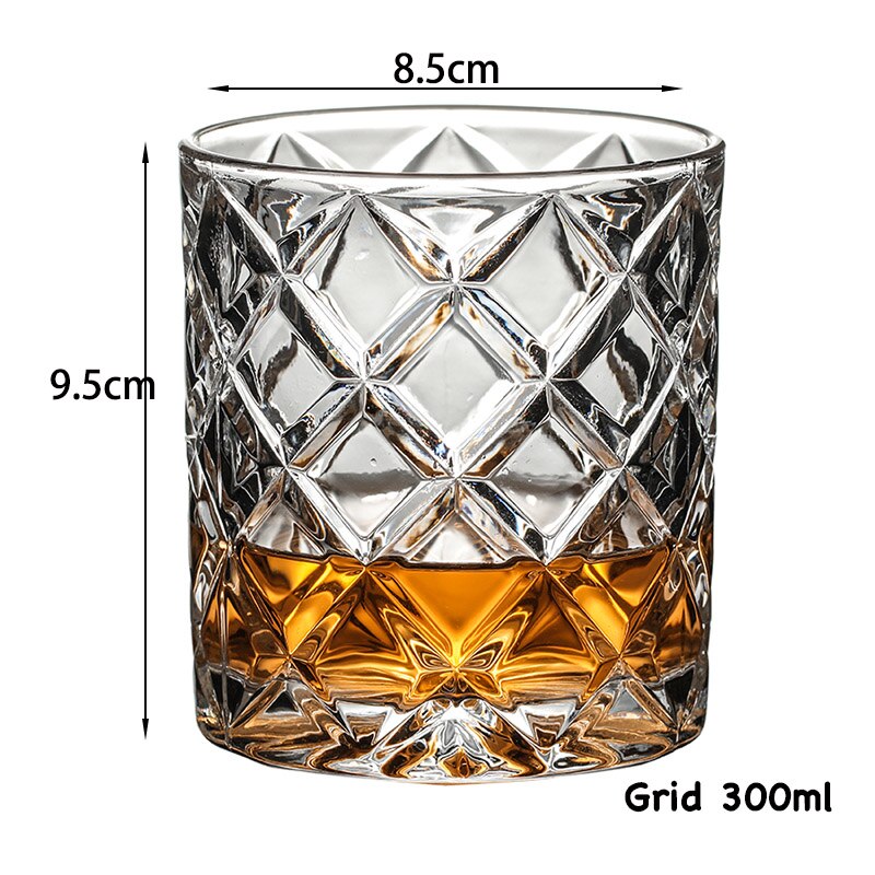 Whiskyglazen, Scotch Bril, ouderwetse Whisky Bril/Perfecte Voor Scotch Liefhebbers/Stijl Glaswerk Voor Bourbon/Rum: Hammered