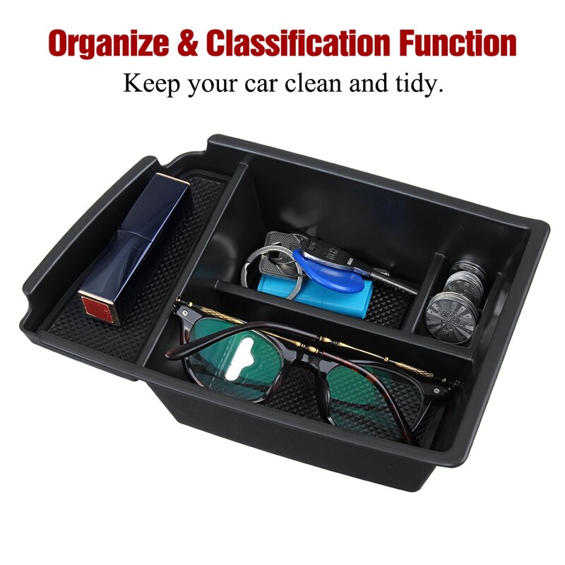 Auto Car Armrest Storage Box Center Organizer Glove Tray Holder Box for Kia Niro