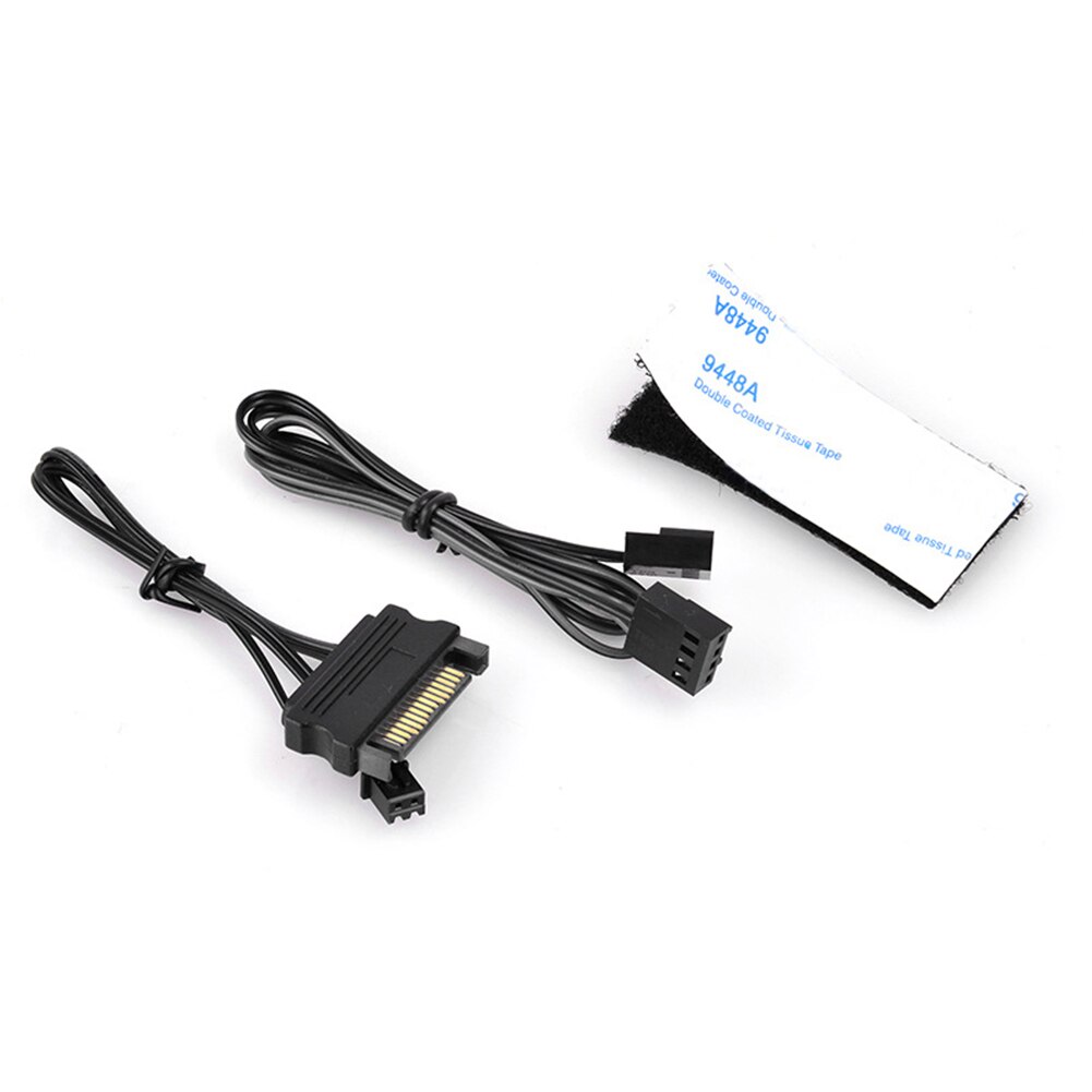 FH-10 Controller SATA Power Supply Adapter 3Pin 4Pin PWM Splitter Cooling Fan Hub Universal Durable Accessories Computer Modular
