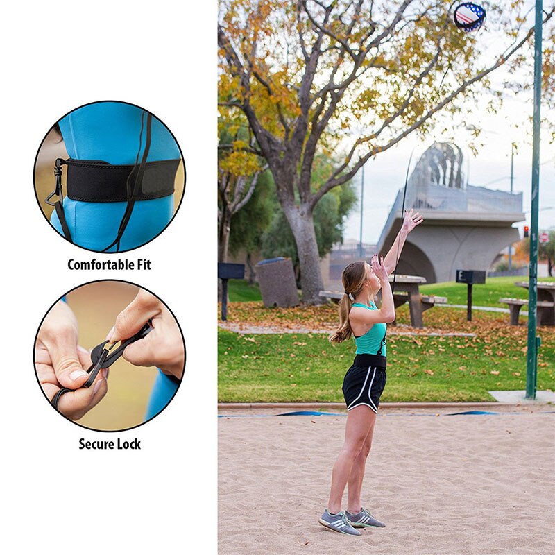 Outdoor Sport Strand Volleybal Leveranties Draagbare Volleybal Kick Riem Volleybal Tas Trainingsapparatuur Volleybal Training Tool