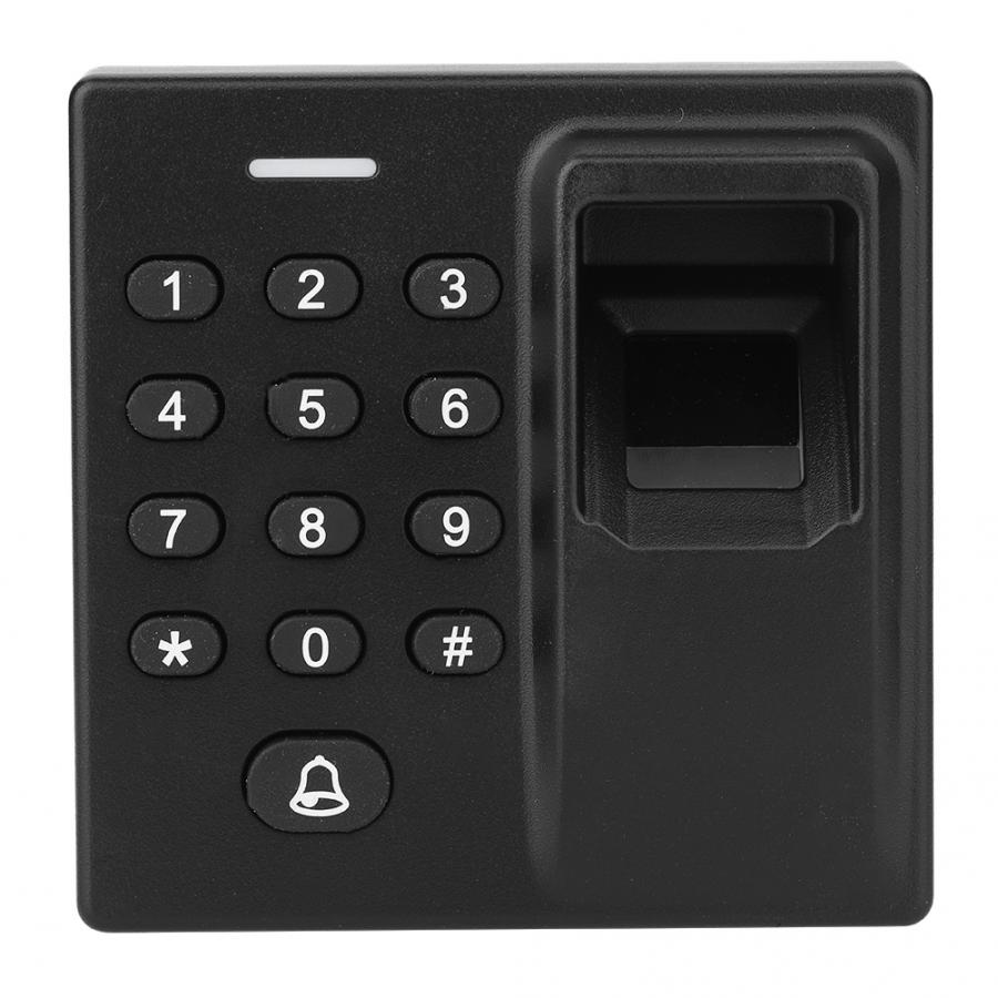 Rfid-tastaturlæser biometrisk genkendelse af fingeraftryk rfid-kort adgangskode baggrundsbelysning tastatur adgangskontrolsystem