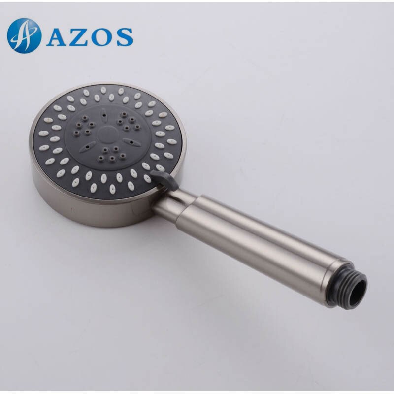 3-Function Hand Shower Head with Adjustable Slide Bar Brushed SUS304 Stainless Steel LYTZ064