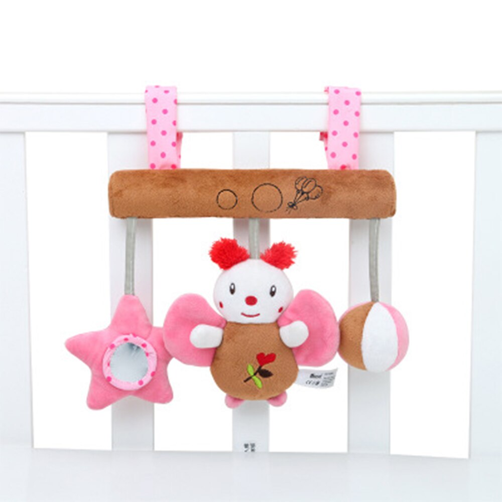 Kid Baby Krippe Bett Kinderwagen Hängen Bär Rassel Bett Kinderwagen Glocke Plüsch Spielzeug: C
