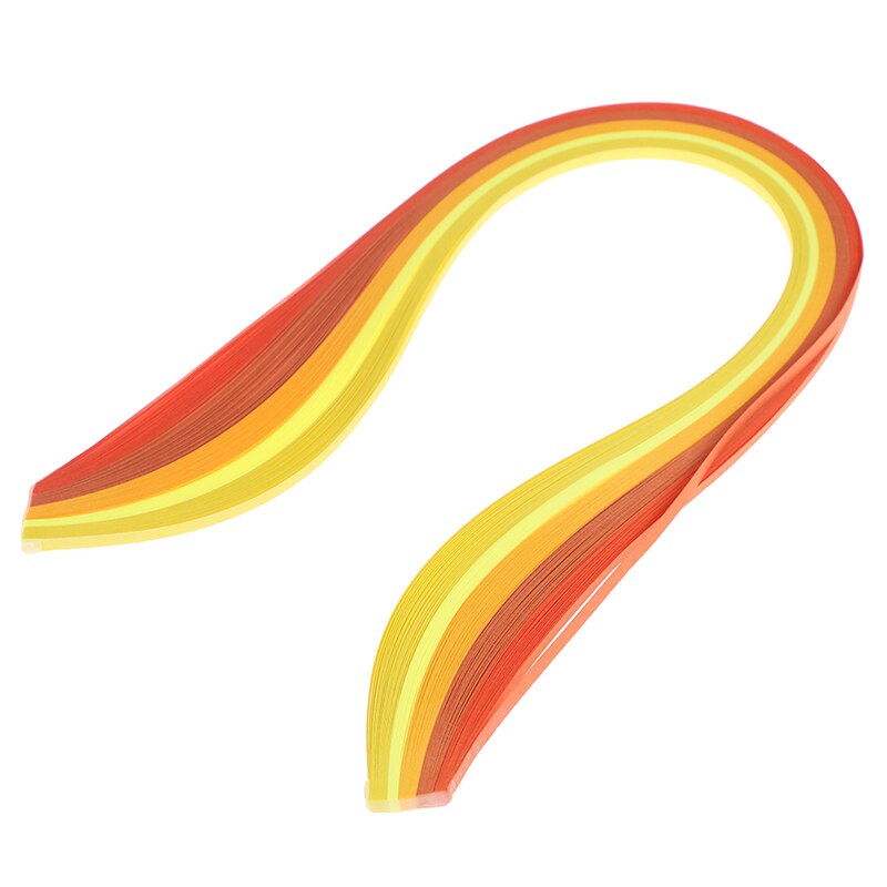 100Pcs/set Paper Quilling Strips Set 3mm 39cm Paper For Craft DIY Quilling Tool Mixed Color Scrapbooking Stripes Paper: orange