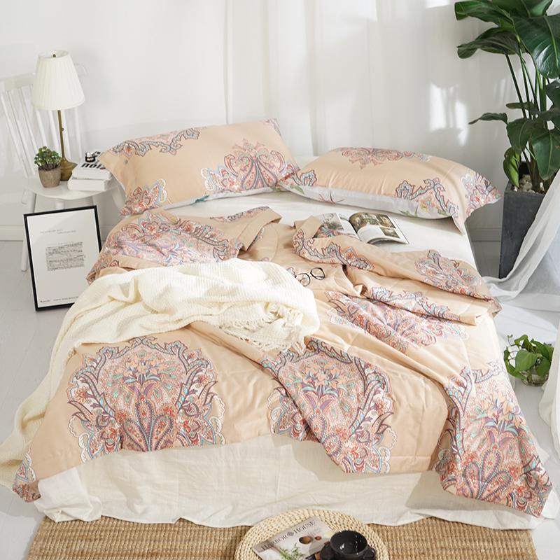 London Bridge Eiffeltoren print Ultra Zachte Katoenen Dekbed Dekbed Beddengoed Comfortabel Ademend Bed Cover Queen size: Only 2Pcs Pillowcase / Color 1
