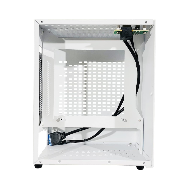 Mini-itx-Schreibtisch-gehäbenutzen aus Aluminium, Mini-itx-Schreibtisch-Rucksack, computergehäbenutzen kompatibel mit Mini-grafikkarten
