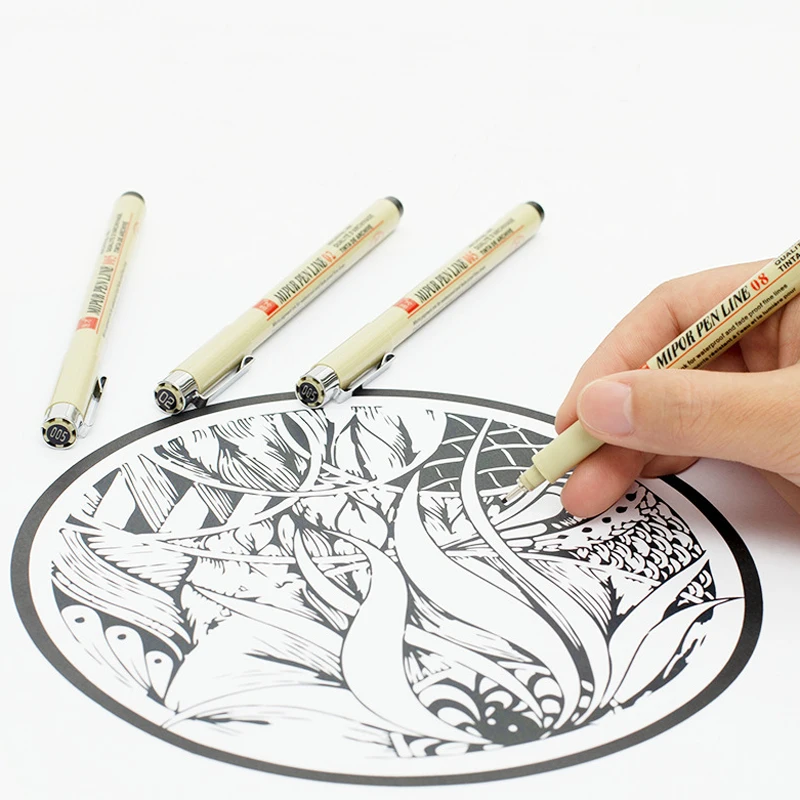Juego de bolígrafos de Gel blancos, rotulador blanco de punta fina de 0,8mm, varilla de recarga para estudiantes, suministros de dibujo artístico y escritura