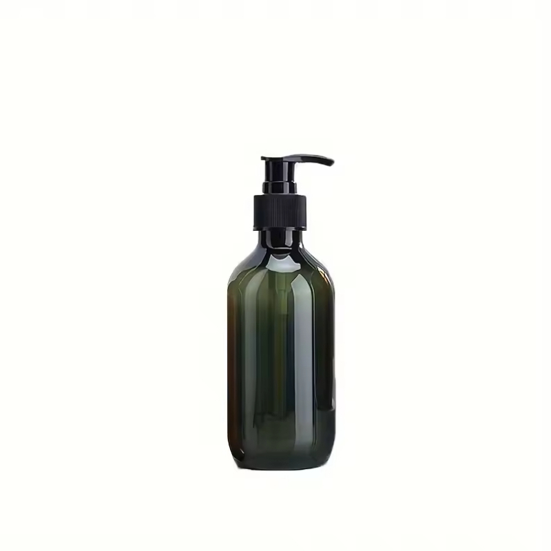 Pompflesdispenser, 300/500ml lege plastic douche-dispenser, navulbare zeep- en shampoopompdispenser, containers: Lichtgrijs / 650 ml