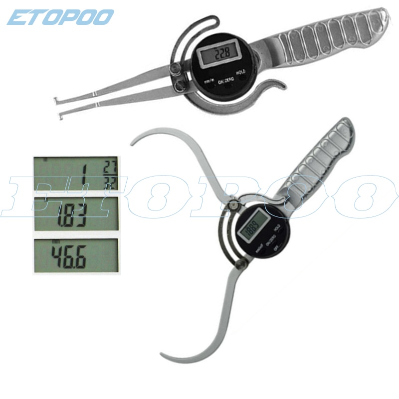 Medidor de calibre digital, fração 150mm 6 &quot;, externo, od para madeira, 12.7-165mm, dentro do calibrador digital