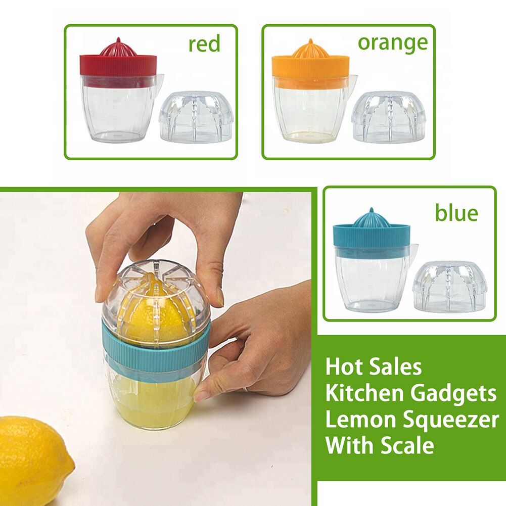 Oranje Citroen Juicer Knijper Handleiding Handpers Fruit Citrus Keuken Extractor Plastic