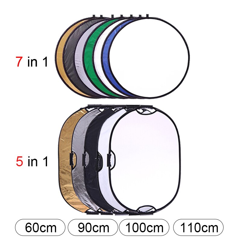 Fotografia. Foto Reflector Fotografie 5 In 1 Inklapbare Light Diffuser Ronde Foto Disc Spotlight Fotografie Accessoires