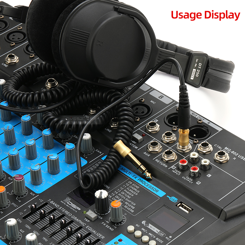 AVSSZ-adaptador de enchufe RCA para auriculares de 6,35/6,5 a 3,5mm, conectores convertidores de Piano eléctrico para guitarra de Audio chapados en oro de alta gama