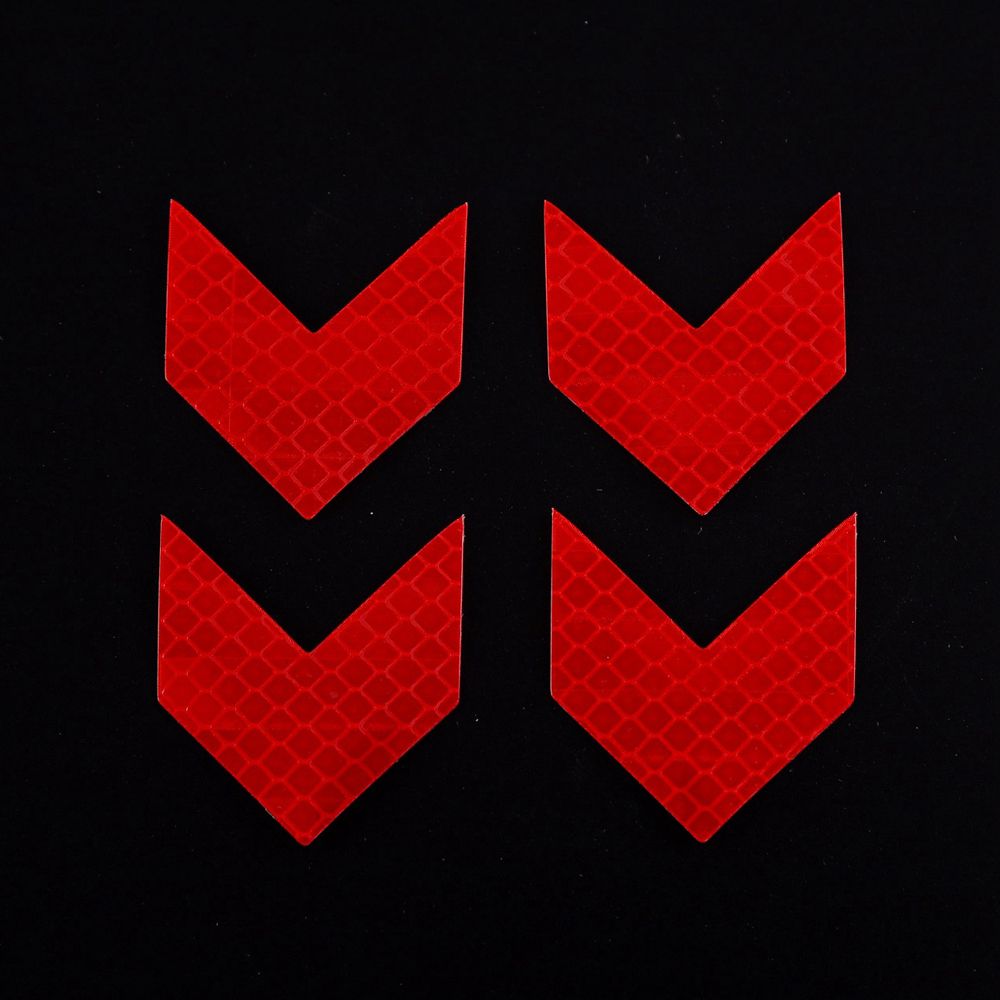 4pcs Mountain Bike Reflective Stickers Frame Forks Protector Bicycle Frame Car Motorcycle Bike Sticker Bicycle Accessories