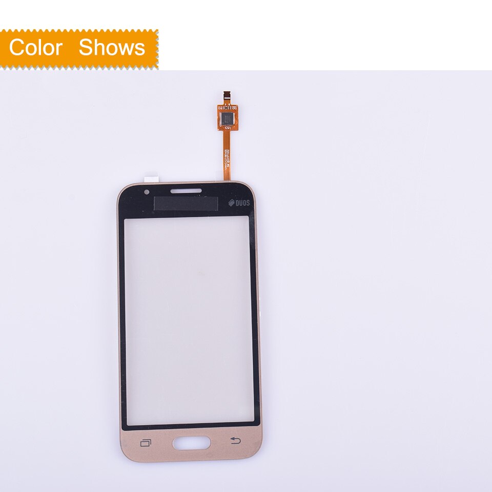 Para Samsung Galaxy J1 mini J105 J105H J105F J105B J105M SM-J105F SM-J105M pantalla táctil del Sensor del Panel de vidrio digitalizador de pantalla táctil: gold no gift