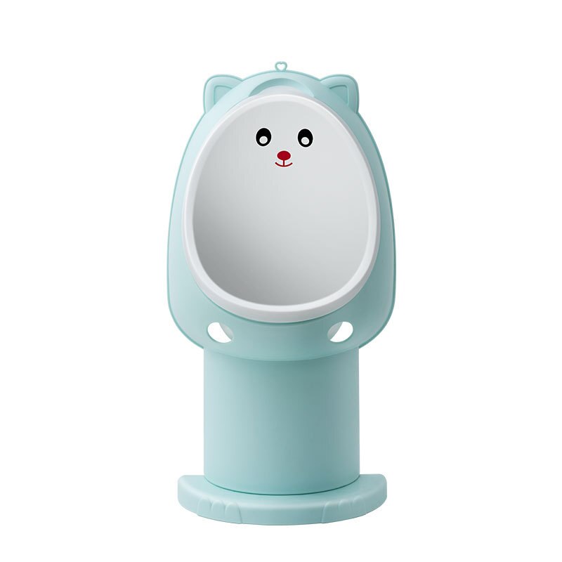 Portable Children's Urinal Toilet For Kids Standing Urinal Wall-mounted Toilet for Boys Toilet Training Split Potty Pots: Green