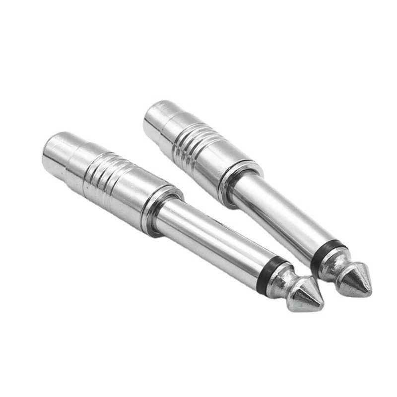 Rca auf 6,35 Adapter rca Buchse auf mm Zoll männlich Mono ts verbinden Audio- Adapter Konvertierungs stecker