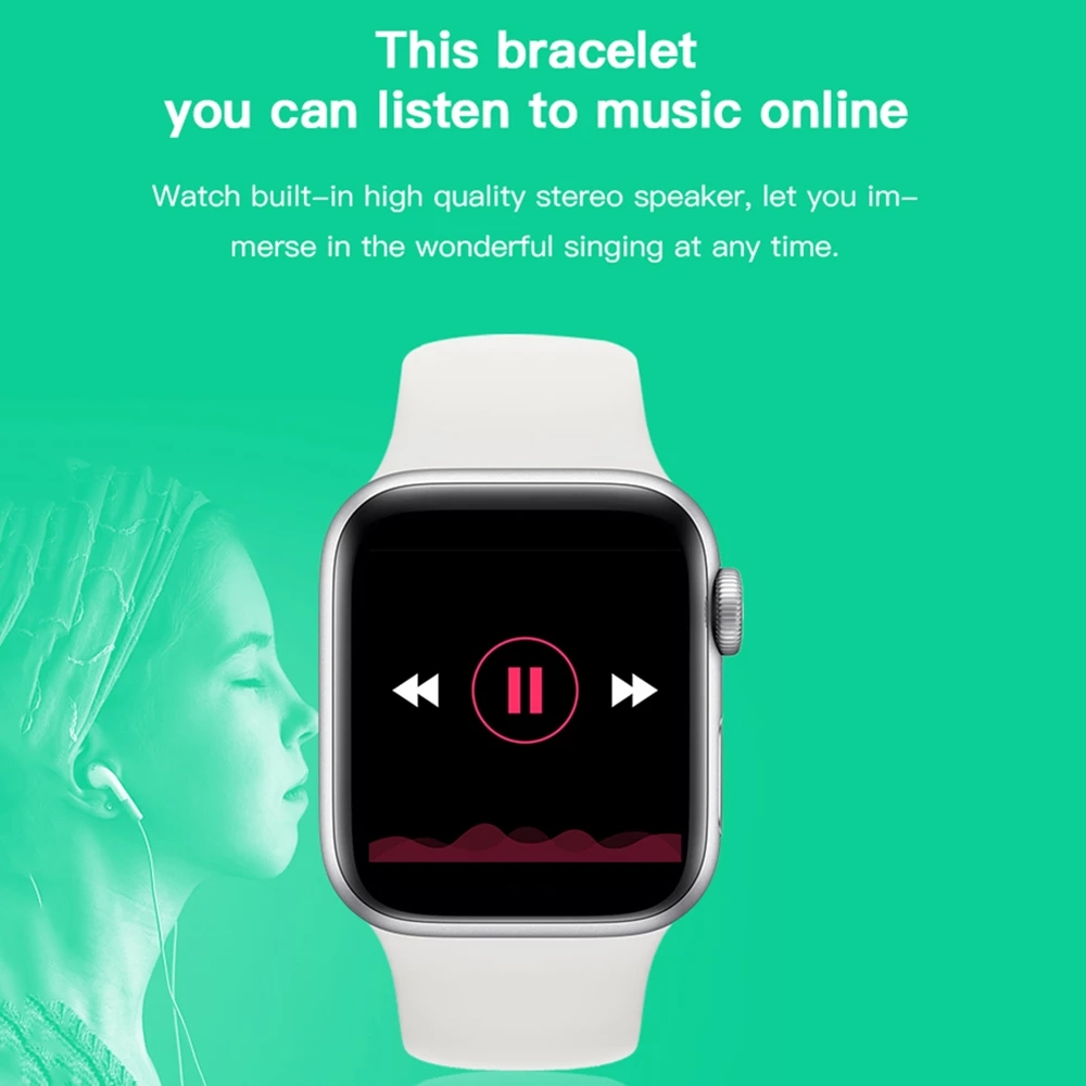 Original IWO X7 Smart Watch Series 7 Bluetooth Call Heart Rate Blood Pressure DIY Dial Men Ladies Smart Watch for ios Android