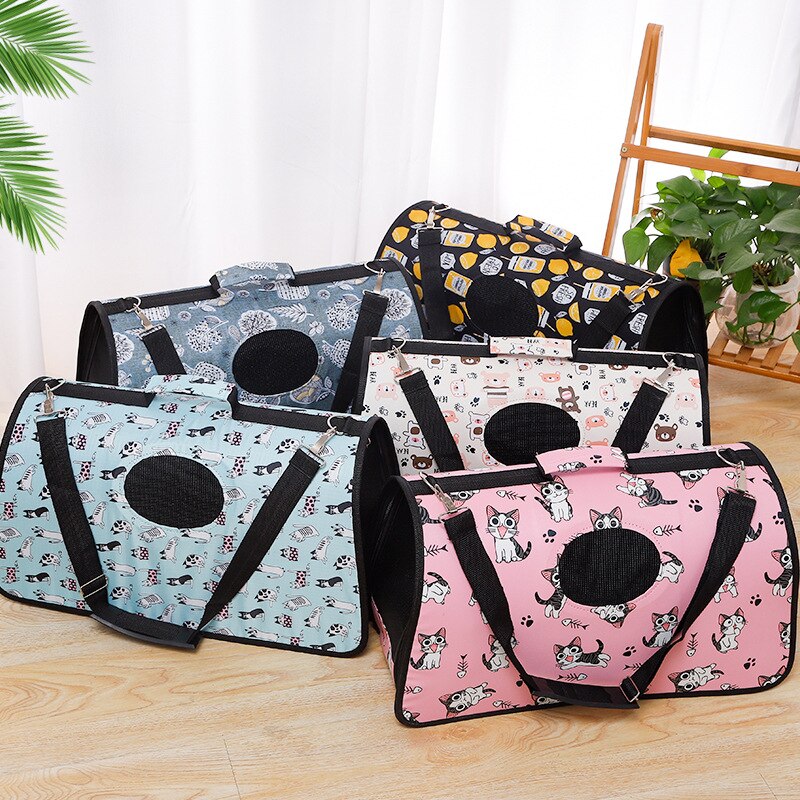 Cat Backpack Small Oxford Cloth Pet Bag Carrier Accessories Transporter Cage Dog Car Supplies Goods For Animals Travel Products