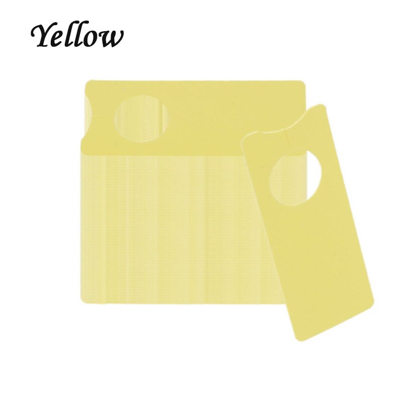 50/100 sztuk 2*5cm znaczniki roślin ogród przedszkola etykiety robić zawieszenia na drzewko markery roślin drzewa owocowe znaki szybka karty klasyfikacji narzędzie: żółty / 100 sztuk