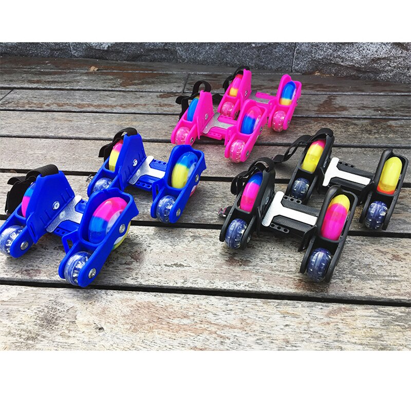 freundlicher Sport 4 Räder Rolle Beleuchtet Blinkende LED Räder Ferse Schlittschuh Rollen Rollschuhe Schuh Blinkende Rollschuh Schuhe freundlicher